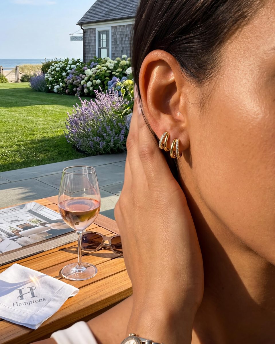 Dainty 14K Gold Hoop Earrings – photo 7