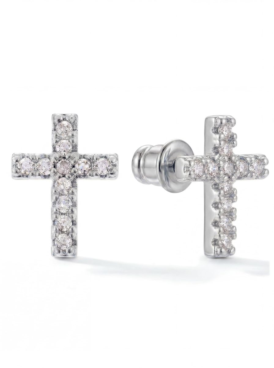 Trendy Silver Stud Earrings