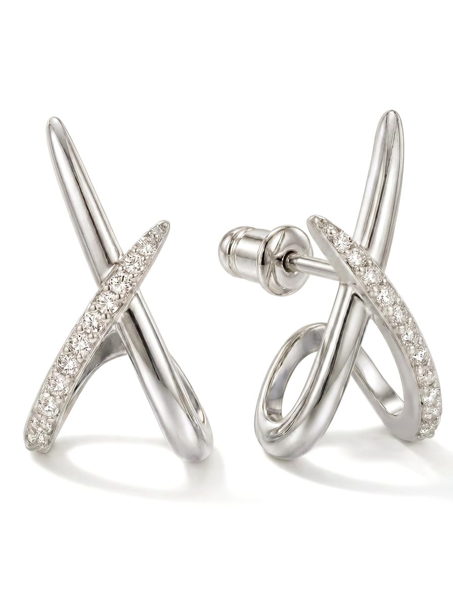 Dainty Silver Stud Earrings