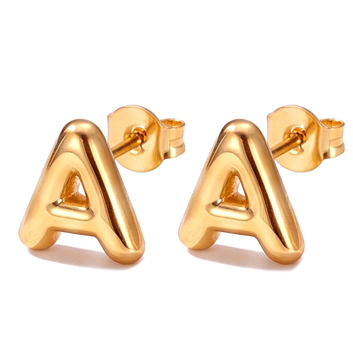 Dainty 14K Gold Stud Earrings
