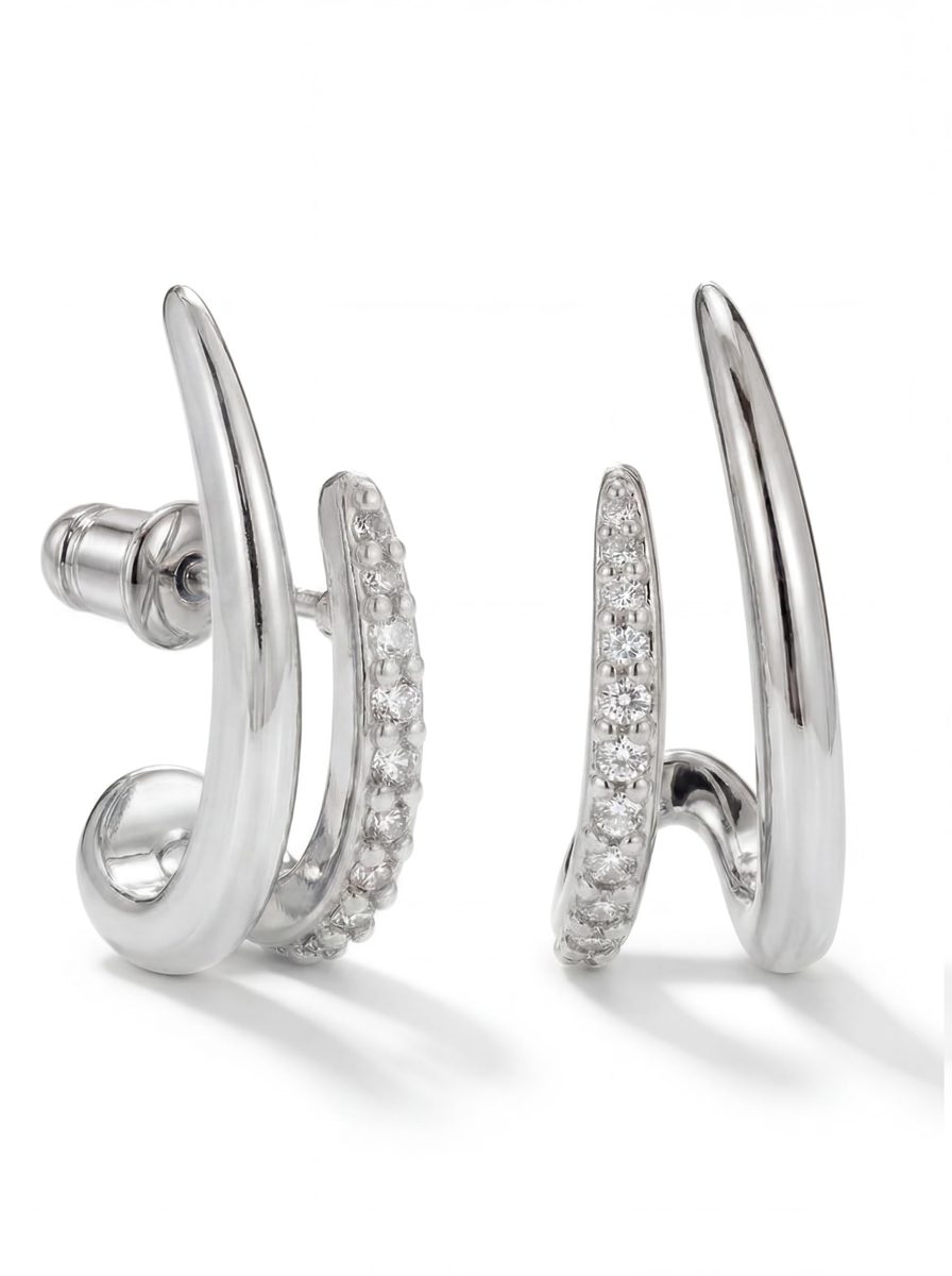 Dainty Silver Stud Earrings