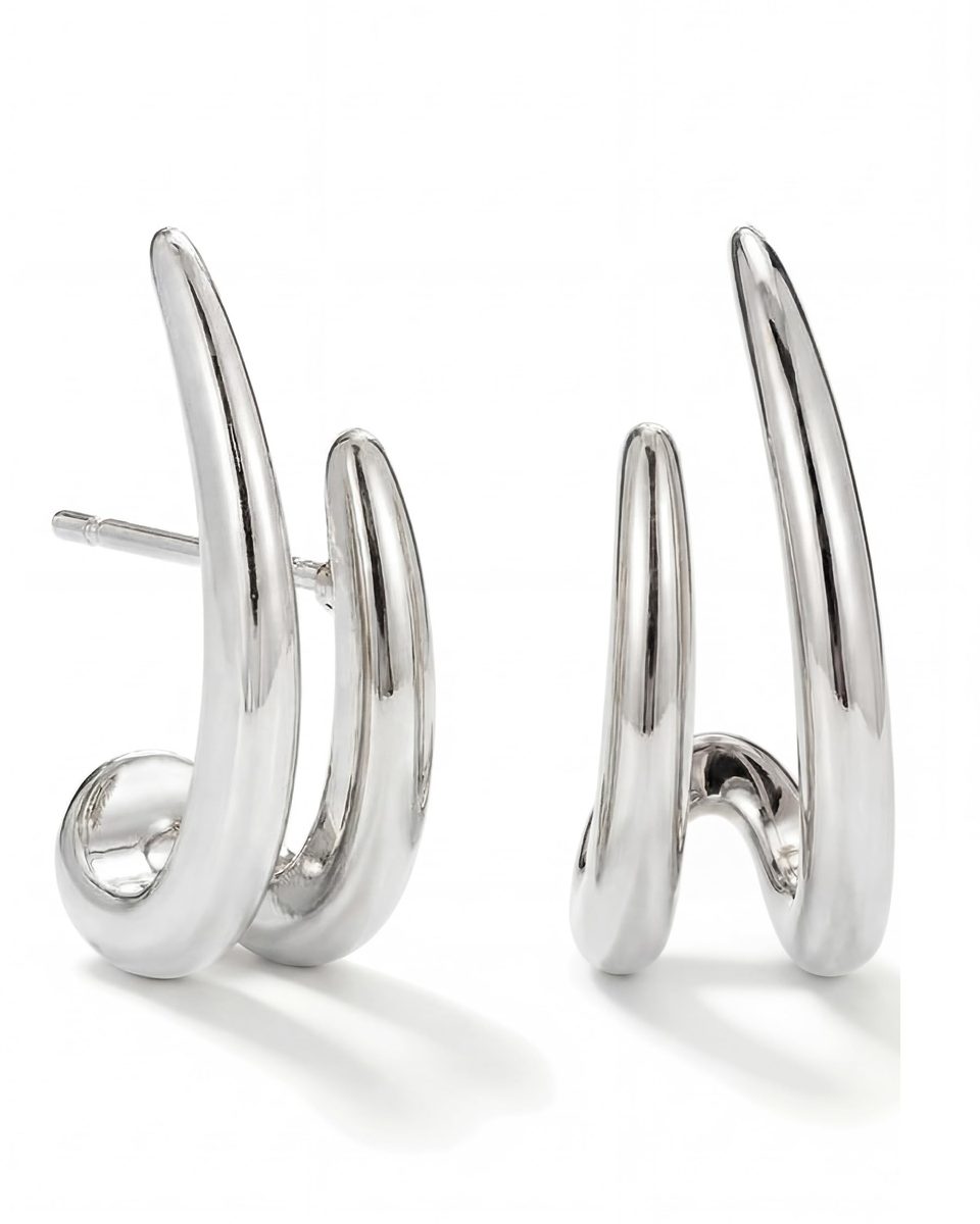 Dainty Silver Stud Earrings