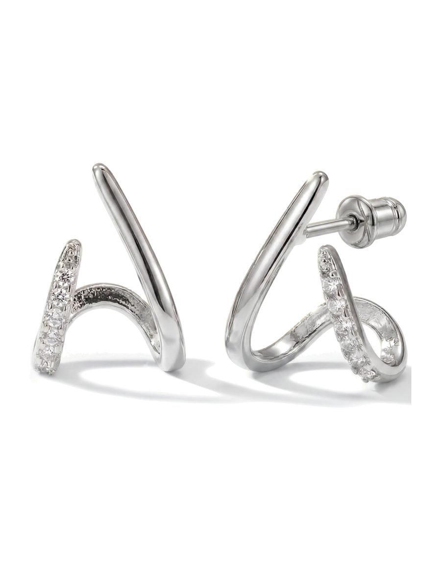 Dainty Silver Stud Earrings