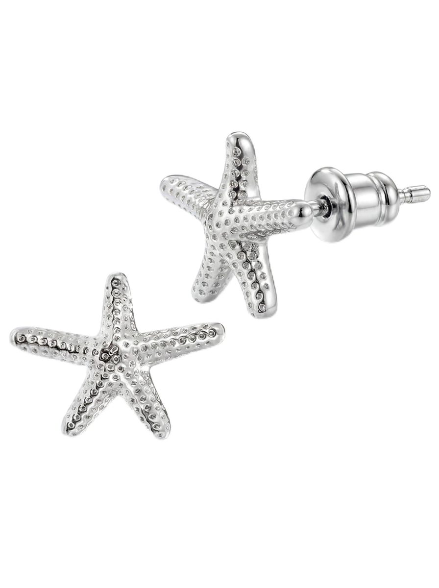 Trendy Silver Stud Earrings