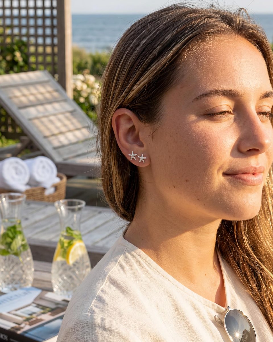 Trendy Silver Stud Earrings – photo 8