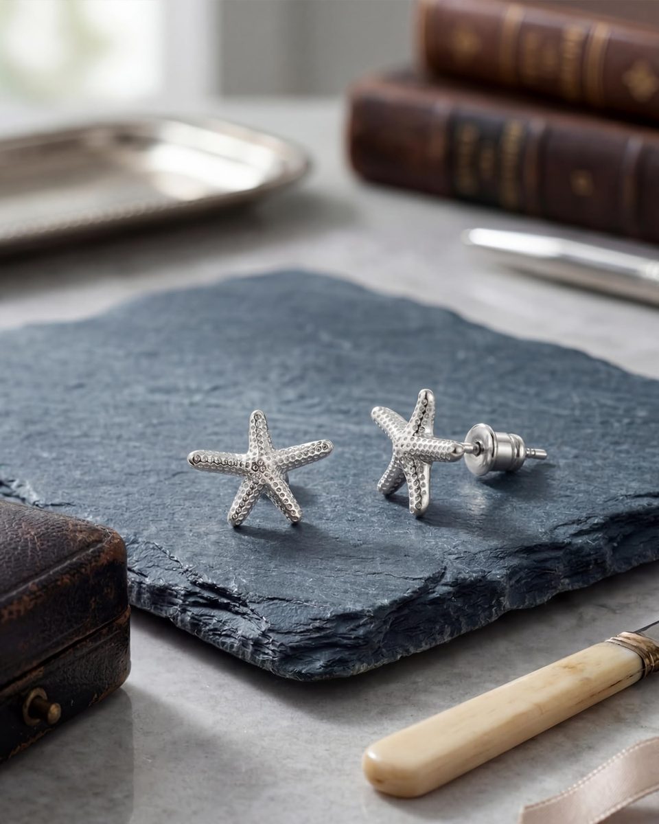 Trendy Silver Stud Earrings – photo 9