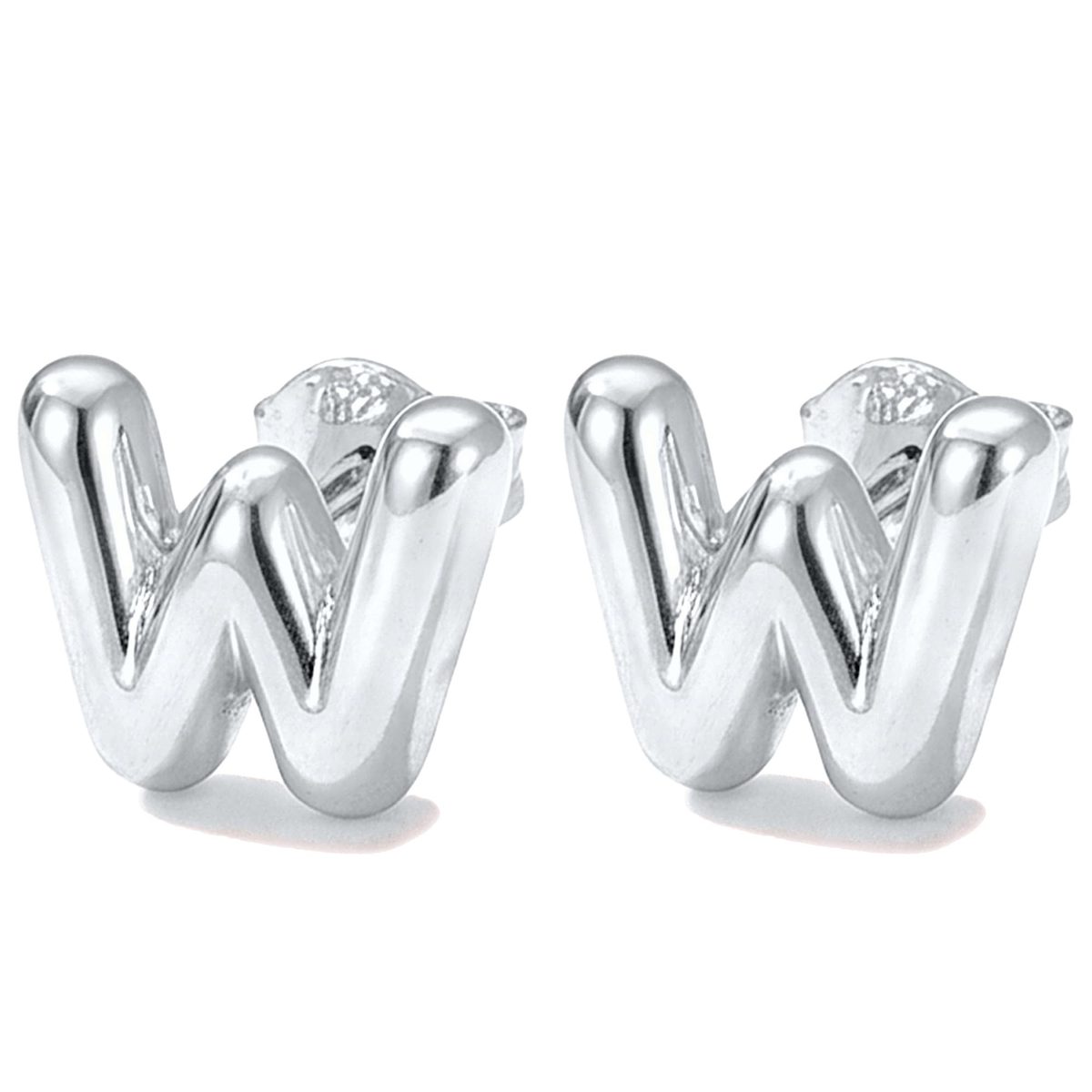Trendy Silver Stud Earrings