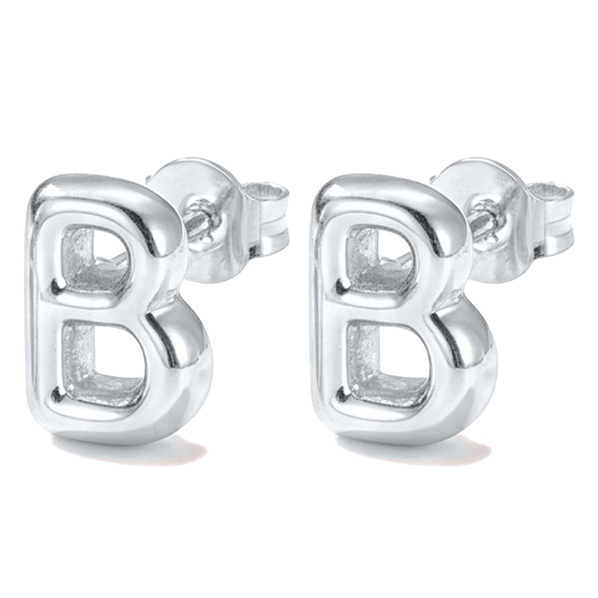 Trendy Silver Stud Earrings