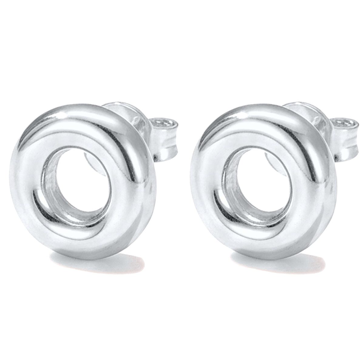 Trendy Silver Stud Earrings