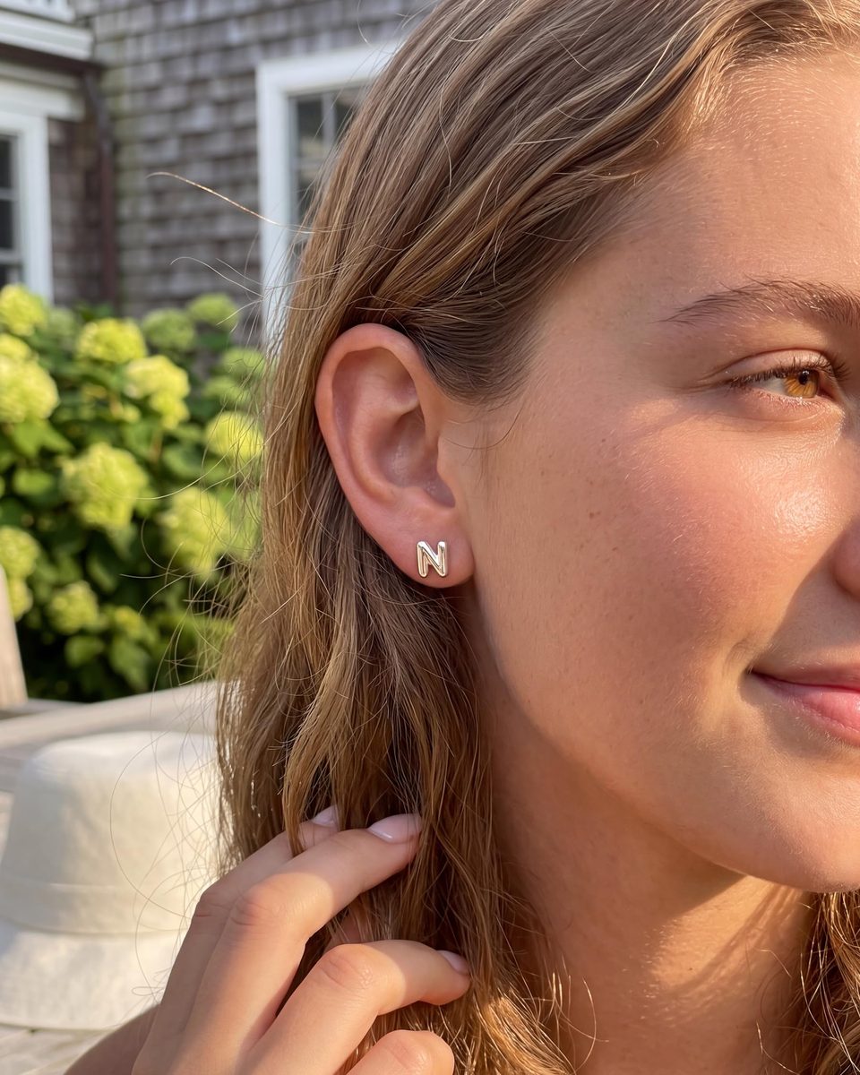 Trendy Silver Stud Earrings – photo 7