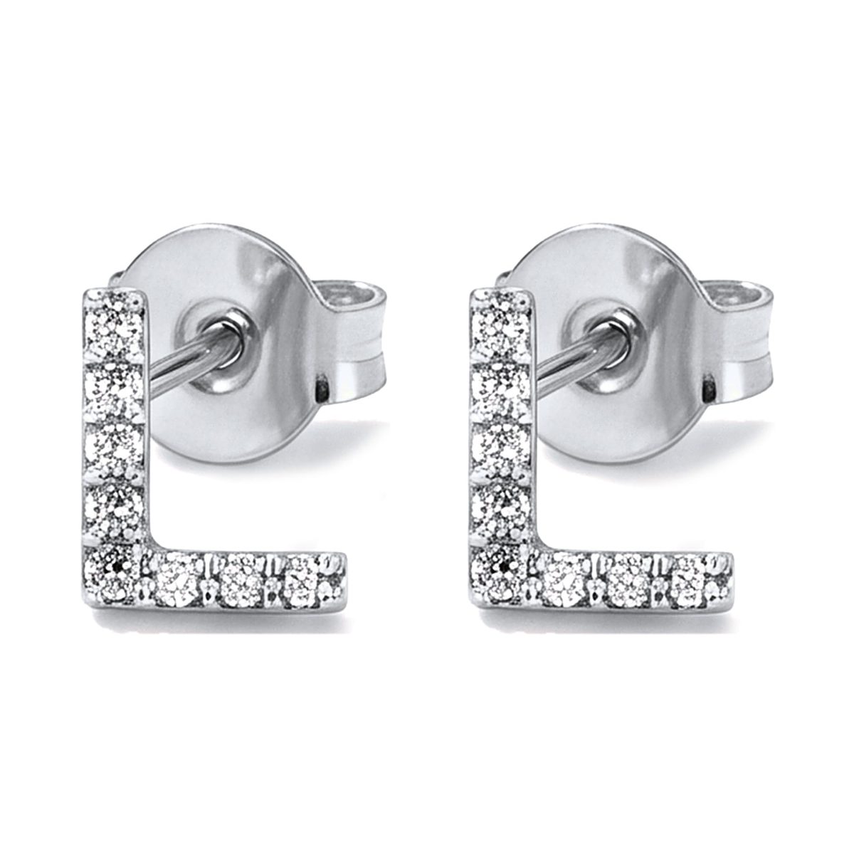 Trendy Silver Stud Earrings