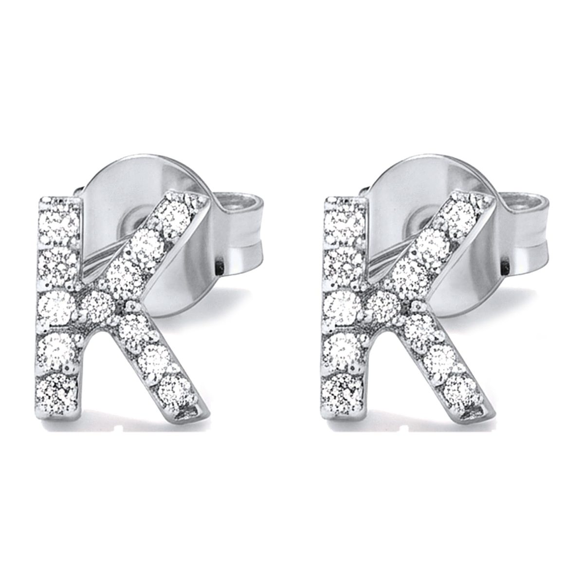 Trendy Silver Stud Earrings