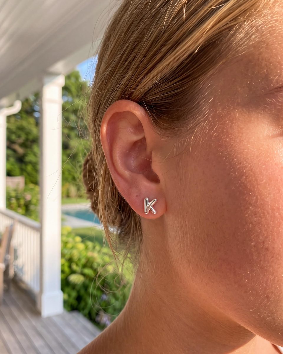 Trendy Silver Stud Earrings – photo 3