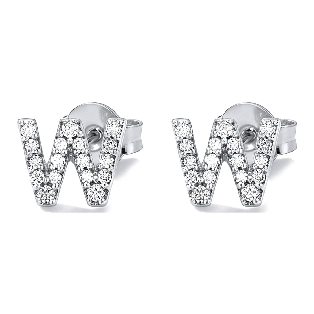 Trendy Silver Stud Earrings