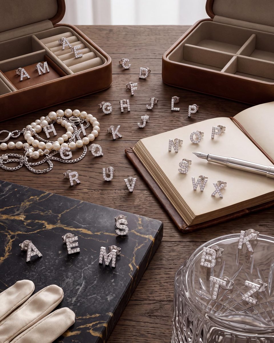 Trendy Silver Stud Earrings – photo 6