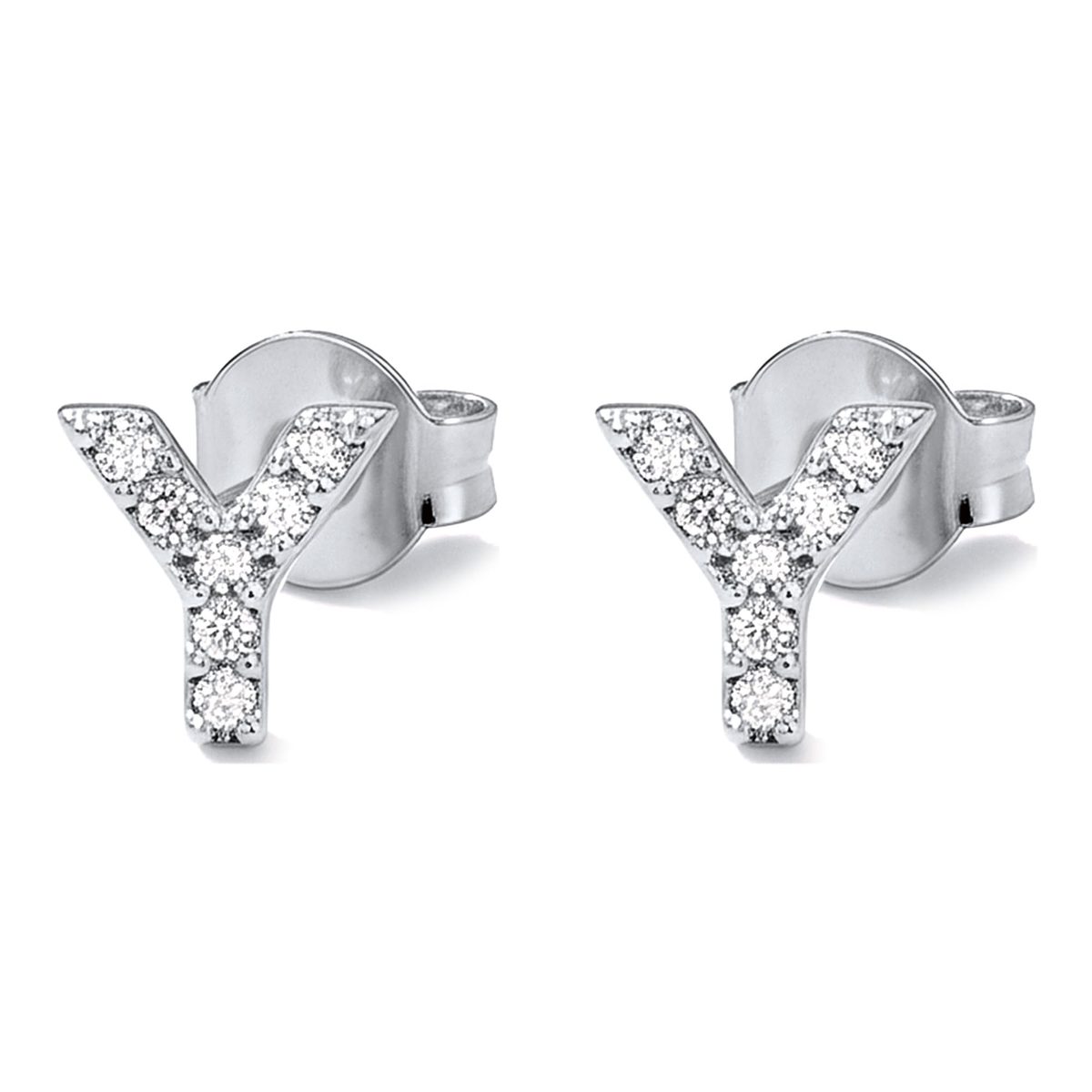 Trendy Silver Stud Earrings