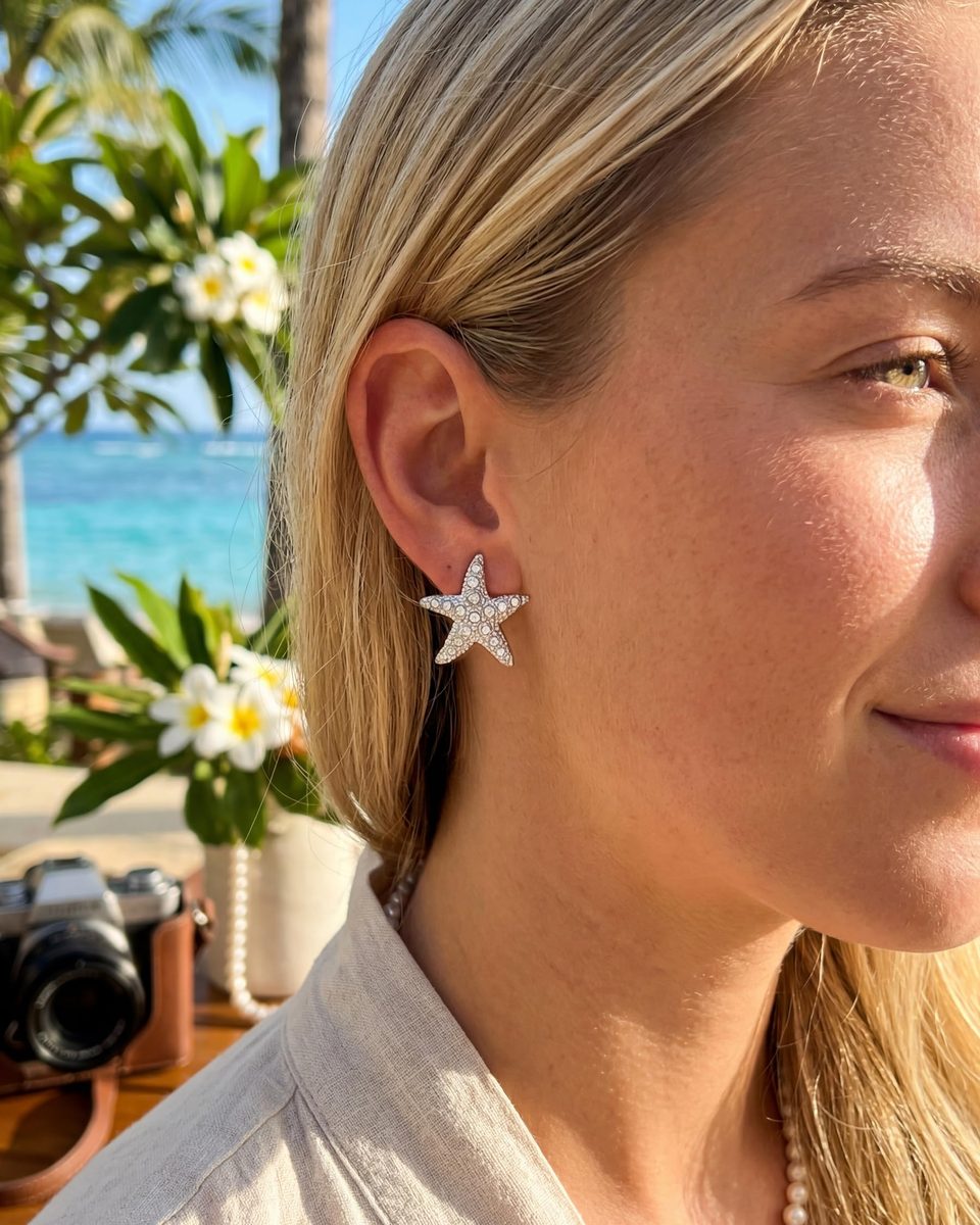 Dainty Silver Stud Earrings – photo 7