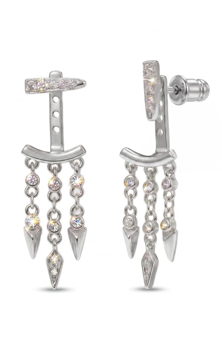 Trendy Silver Stud Earrings