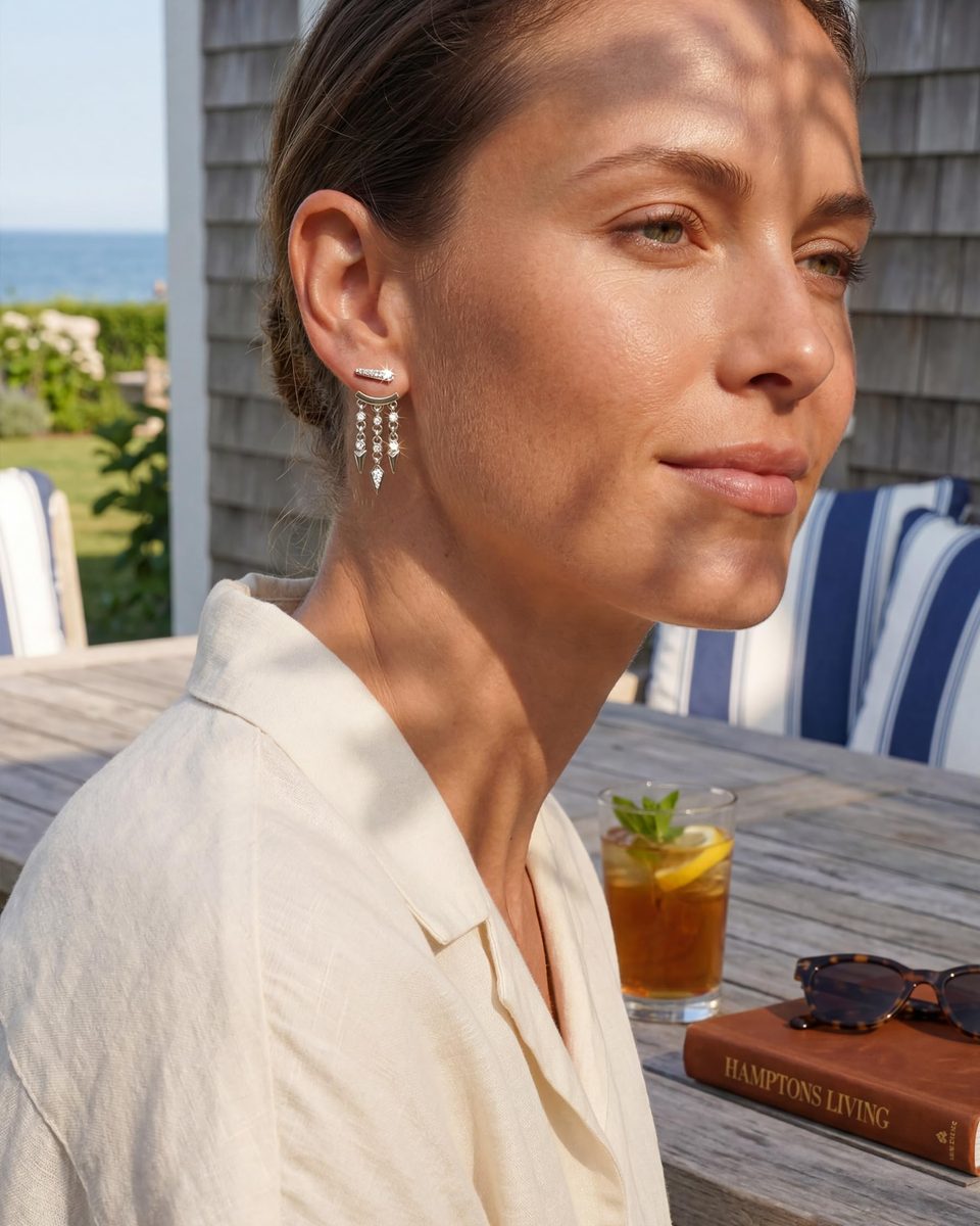 Trendy Silver Stud Earrings – photo 7