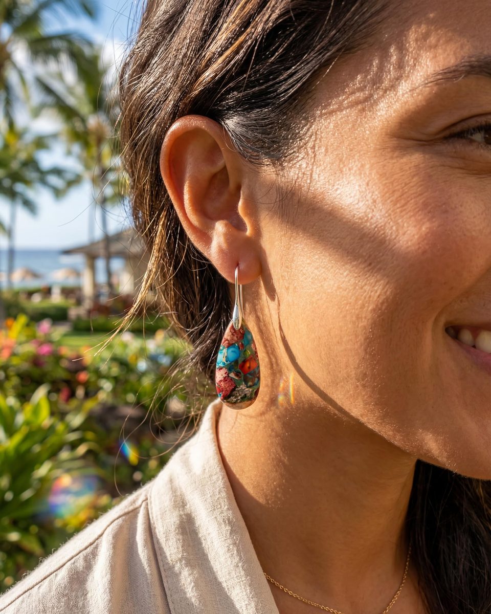 Trendy Silver Dangle Earrings – photo 2