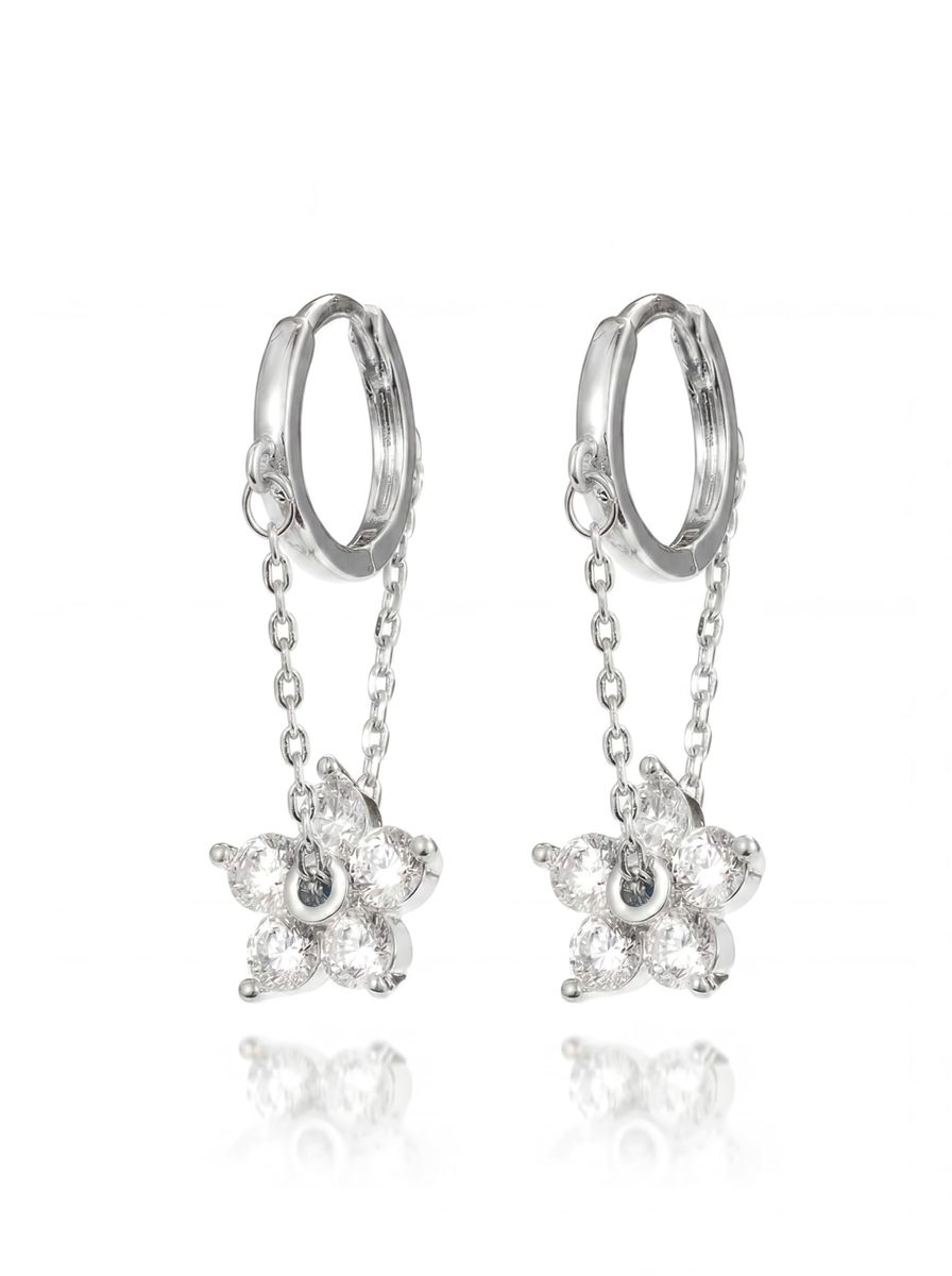 Trendy 14K Gold Huggie Earrings