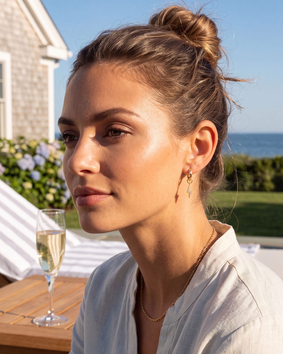 Trendy 14K Gold Huggie Earrings – photo 7
